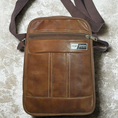 Vertical crossbody messenger bag